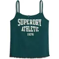 Superdry Ath Ess Graphic Pointele Ermeløs T-skjorte