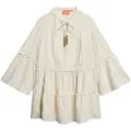 Superdry Ibiza Tiered Langarmet Kort Kjole