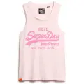 Superdry Vl Neon Scoop Ermeløs T-skjorte