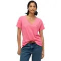 Superdry Studios Slub Embroidered Kort Ermet V-hals T-skjorte