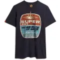 Superdry Gasoline Graphic Relaxed Kortarmet T-skjorte