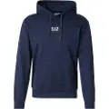 EA7 for man. 8NPM32_PJVRZ Core Identity navy cotton hooded sweatshirt with hood (XL), Casual, Long sleeve