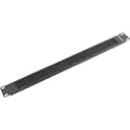 Lanberg AK-1101-B - 1U Brush Panel
