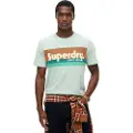 Superdry Terrain Logo Stripe Relxed Kortarmet T-skjorte