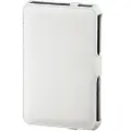 Hama Flap Case - Eske for nettbrett - ekte skinn - hvit - for Samsung Galaxy Tab