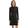 Tom Tailor Cozy Mock Neck Langarmet Kort Kjole