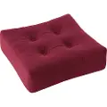 Karup DesignPuff More, bomullRødFotskamler & pufferFra Homeroom