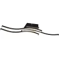 TRIO Design taklampe svart med tre inkl. LED 3-lys - Vanesa