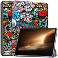 Mtp Products Oppo Pad 2 Tri-Fold Series Smart Folio-etui - Graffiti