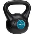 Avento Plastic Concrete 6kg Kettlebell
