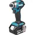 Makita DTD173Z, Mutterdragare, Pistolhandtag, 1/4, Svart, Blå, 3600 RPM, 1100 RPM - SOLO