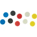 Nobo Whiteboard magneter 32 mm, pakke med 10 stk. assorterte farger Assortert