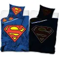 MCU Superman Sengetøj 140 x 200, 100 procent bomuld