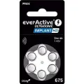 EverActive Ultrasonic Implant HD 675/PR44 Høreapparatbatterier - 6 stk.