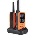 Albrecht Tectalk Float 2 koffertsett, vanntett. PMR+ladere+karabinkrok (29664)