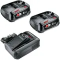 Bosch 18v 2 Bat 2.5ah Batteri