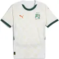 Puma Côte d'Ivoire 2025 Away Jersey Men, Clothing, White/Dark Myrtle, 3XL