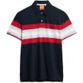 Superdry Lightweight Stripe Kortermet Poloskjorte