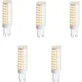 LUEDD Sett med 5 G9 dimbare LED-pærer 5,5W 500 lm 2700K