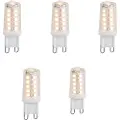 LUEDD Sett med 5 dimbare G9 LED-pærer 3,2 W 250 lm 2200 K