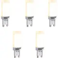 LUEDD Sett med 5 G9 3-trinns dimbare LED-pærer Opal 4,5W 500lm 2700K