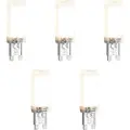 LUEDD Sett med 5 G9 3-trinns dimbare LED-pærer opal 4,5W 500lm 4000K