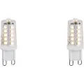 LUEDD Sett med 2 G9 dimbare LED-pærer 1,2 W 100 lm 2700 K