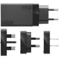 Lenovo 65W USB-C Travel Adapter - Strømadapter - AC 100-240 V - 65 watt - Hele verden - svart
