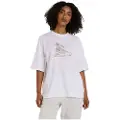 New Balance Oversized Flower T-skjorte hvit