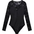 Urban Classics Round Neck Lace Langarmet Body