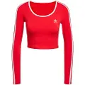 Adidas Originals Adicolor 3 Stripes Crop Langarmet Topp