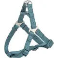 Trixie Premium One Touch-sele, petrol - Størrelse S: 40 - 50 cm brystomkrets, 15 mm bred