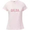 Salsa Jeans Institutional Beaded Branding Kortarmet T-skjorte
