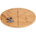 San Ignacio X Kinvara Bambuspizzatallerken Med Pizzakutter 35x35 Cm