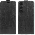 Mtp Products Samsung Galaxy S25+ Vertikalt Flip-Deksel med Kortlomme - Svart