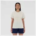 New Balance for woman. WT41509 Essentials T-shirt beige (L), Casual, Cotton, Short sleeve