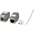 EFB Elektronik E-200100, Flat, Metallisk, RJ-45, IDC, Hunkjønn, Hunkjønn