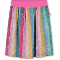 Billieblush for girl. U20419 Multicoloured striped skirt (8Años= 126cm), Casual, Multicolor, Synthetic, children's fashion
