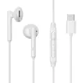 JOYROOM EC05 Type-C kablede øretelefoner Plug and Play halv-i-øret-hodetelefoner med mikrofon