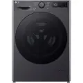 LG Serie R5 F4DR510S2M - Vaskemaskin/tørker - bredde: 60 cm - dybde: 62 cm - høyde: 85 cm - frontileggelse - 10 kg - 1400 rpm - middle black