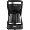 Taurus VERONA 6, Kaffebrygger (drypp), 0,6 l, Malt kaffe, 600 W, Sort, Rustfritt stål