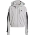 Adidas Essentials 3 Stripes French Terry Genser Med Hel Glidelås