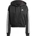Adidas Essentials 3 Stripes French Terry Genser Med Hel Glidelås