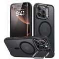 ESR iPhone 16 Pro HaloLock MagSafe Classic Hybrid-sett - frostet svart