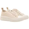 Mtng for woman. 60841 Bigger-Z beige trainers (39), 3 to 5 cm, Laces, Casual