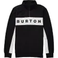 Burton Lowball 1/4 Zip Half-Zip Fleecegenser svart