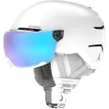 Atomic Savor Visor Stereo, Skihjelm med Visir, White Heath
