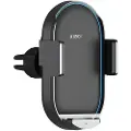 Xiaomi WCJ05ZM - Trådløs ladeholder for bil + bilstrømadapter - 50 watt - 3.25 A - High Power Flash