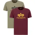 Alpha industries Basic Kortarmet T-skjorte 2 Enheter