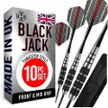 Harrows Darts Darts 880602, Ståltupp, Sort, Grå, Rustfritt stål, 22 g